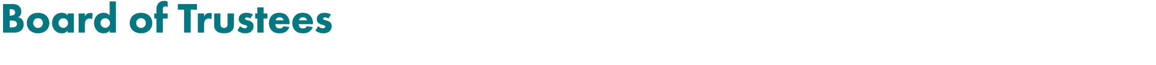 Board of Trustees 