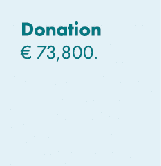 Donation € 73,800. 