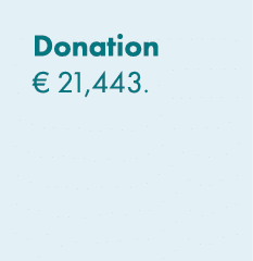Donation € 21,443. 
