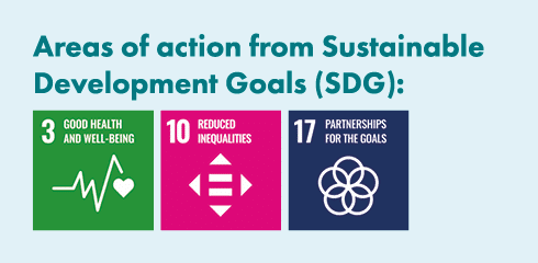 Areas of action from Sustainable Development Goals (SDG): ￼ ￼ ￼