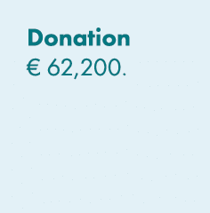 Donation € 62,200. 