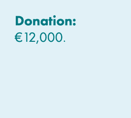 Donation: €12,000. 