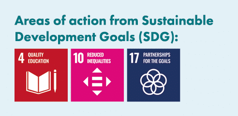 Areas of action from Sustainable Development Goals (SDG): ￼ ￼ ￼