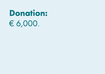 Donation: € 6,000. 