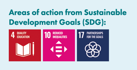 Areas of action from Sustainable Development Goals (SDG): ￼ ￼ ￼