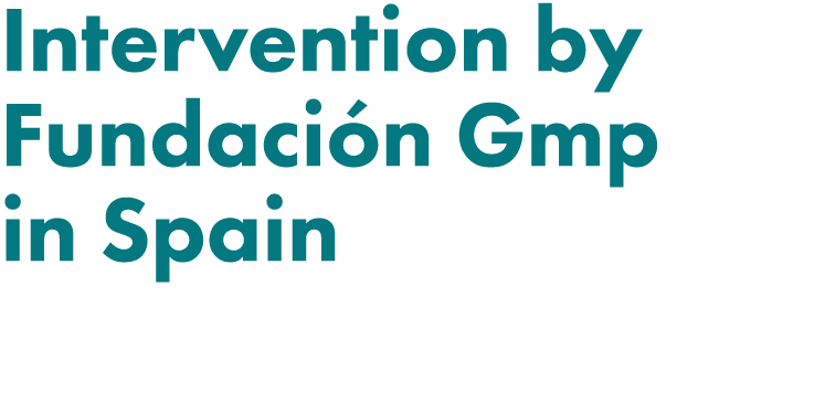 Intervention by Fundaci n Gmp in Spain