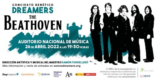 Ya están a la venta las entradas del concierto benéfico Dreamers